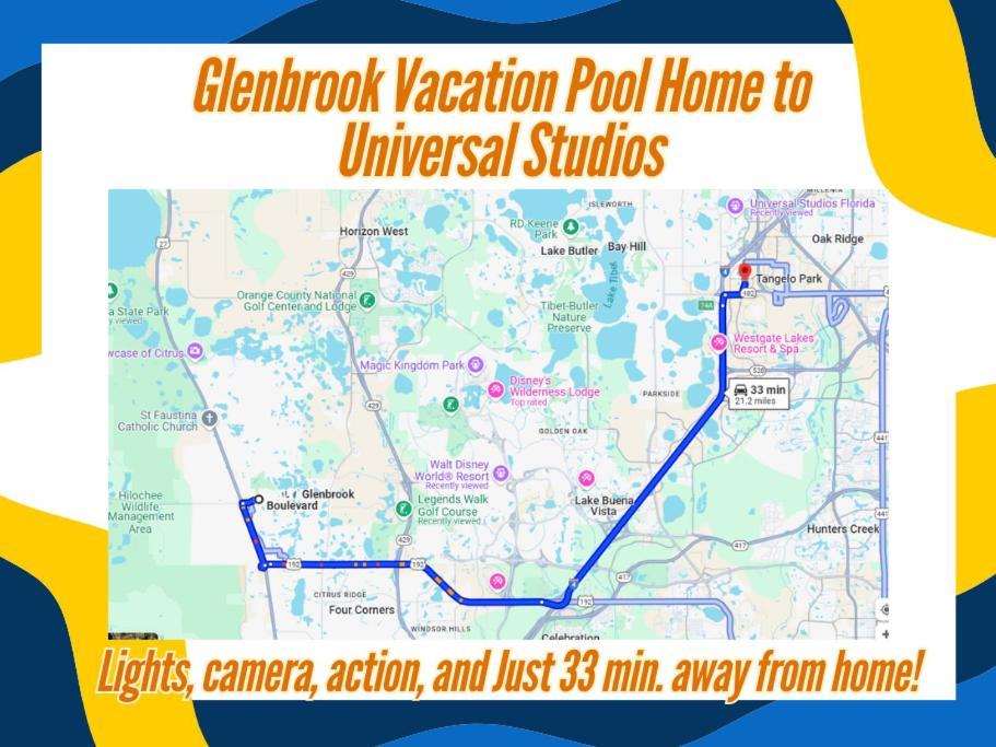 Glenbrook Vacation Poolspa Home Орландо Экстерьер фото